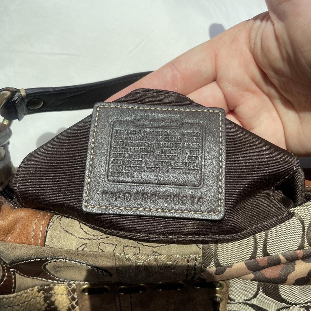 Coach Multicolor Patchwork Shoulder Bag - image 4